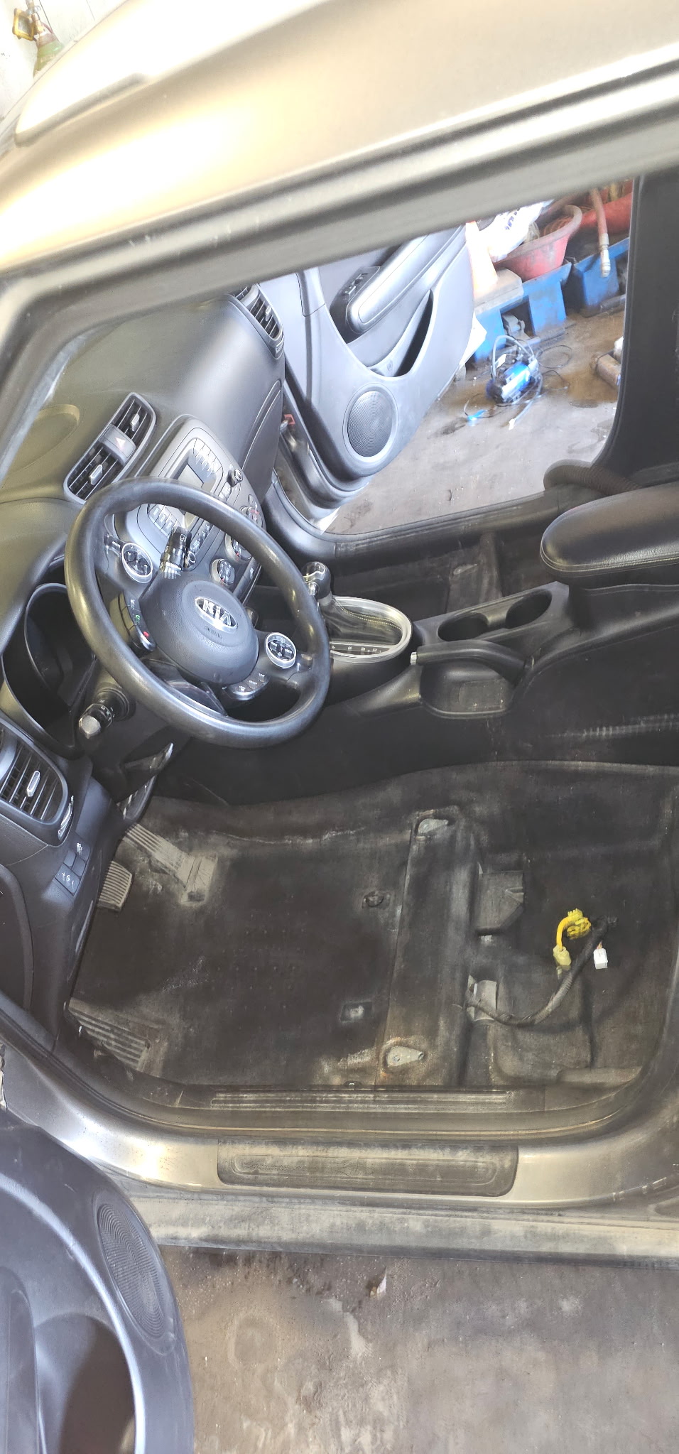 Before interior detailing service in Calgary
