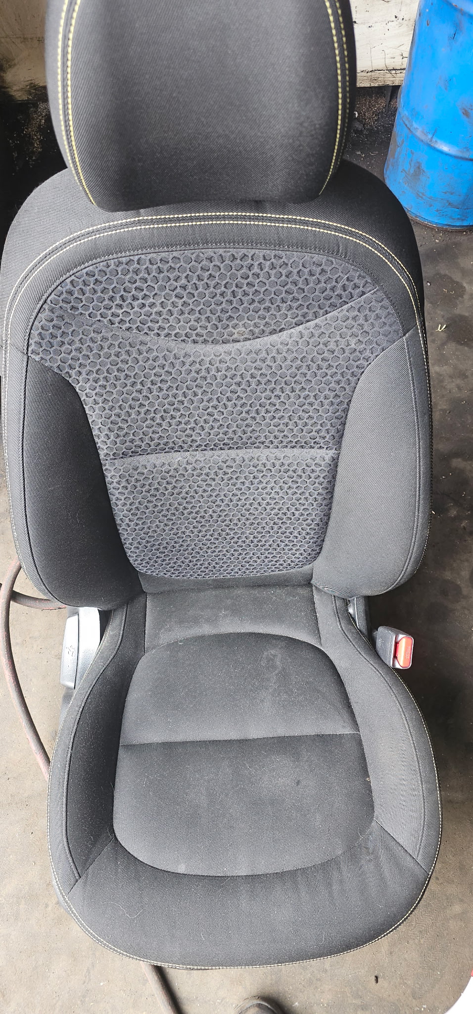 Before seat detailing service